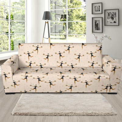 Cheerleader Pattern Print Design 03 Sofa Slipcover