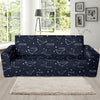 Capricorn Zodiac Pattern Print Design 01 Sofa Slipcover