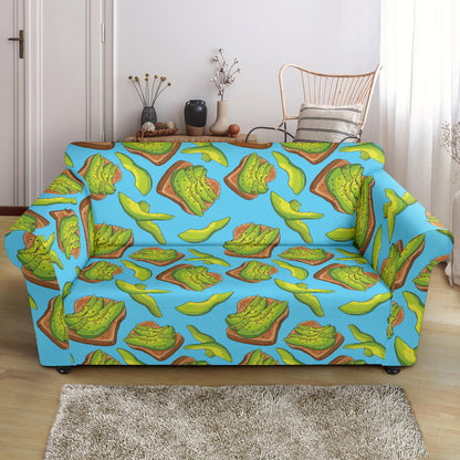 Sandwich Avocado Print Design LKS306 Loveseat Couch Slipcover