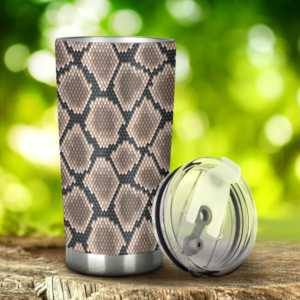 Snake Skin Design Print Tumbler