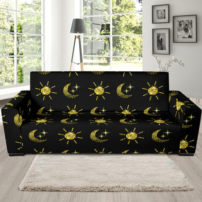Sun Moon Print Design LKS304 Sofa Slipcover