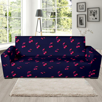 Cherry Pattern Print Design 02 Sofa Slipcover