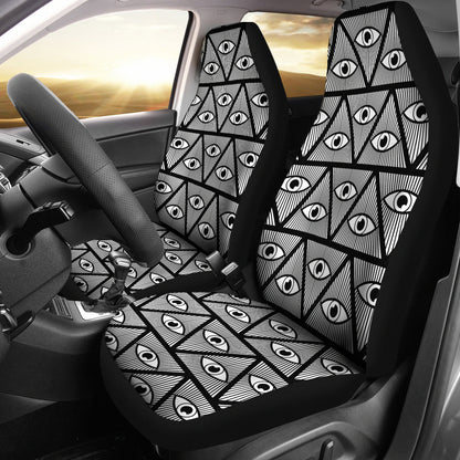Third Eye Pattern Print Design LKS304 Car Seat Covers
