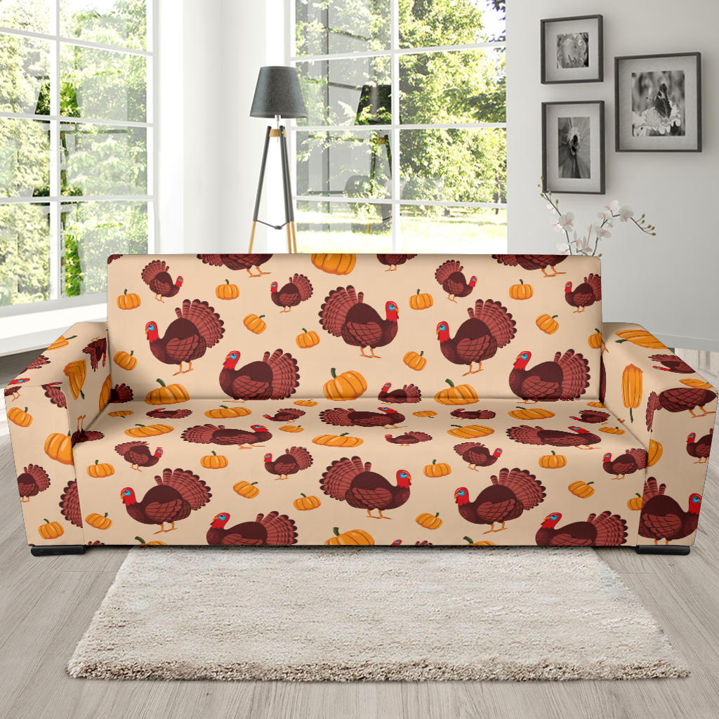 Thanksgiving Print Design LKS308 Sofa Slipcover