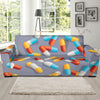 Pill Pattern Print Design A01 Sofa Slipcover