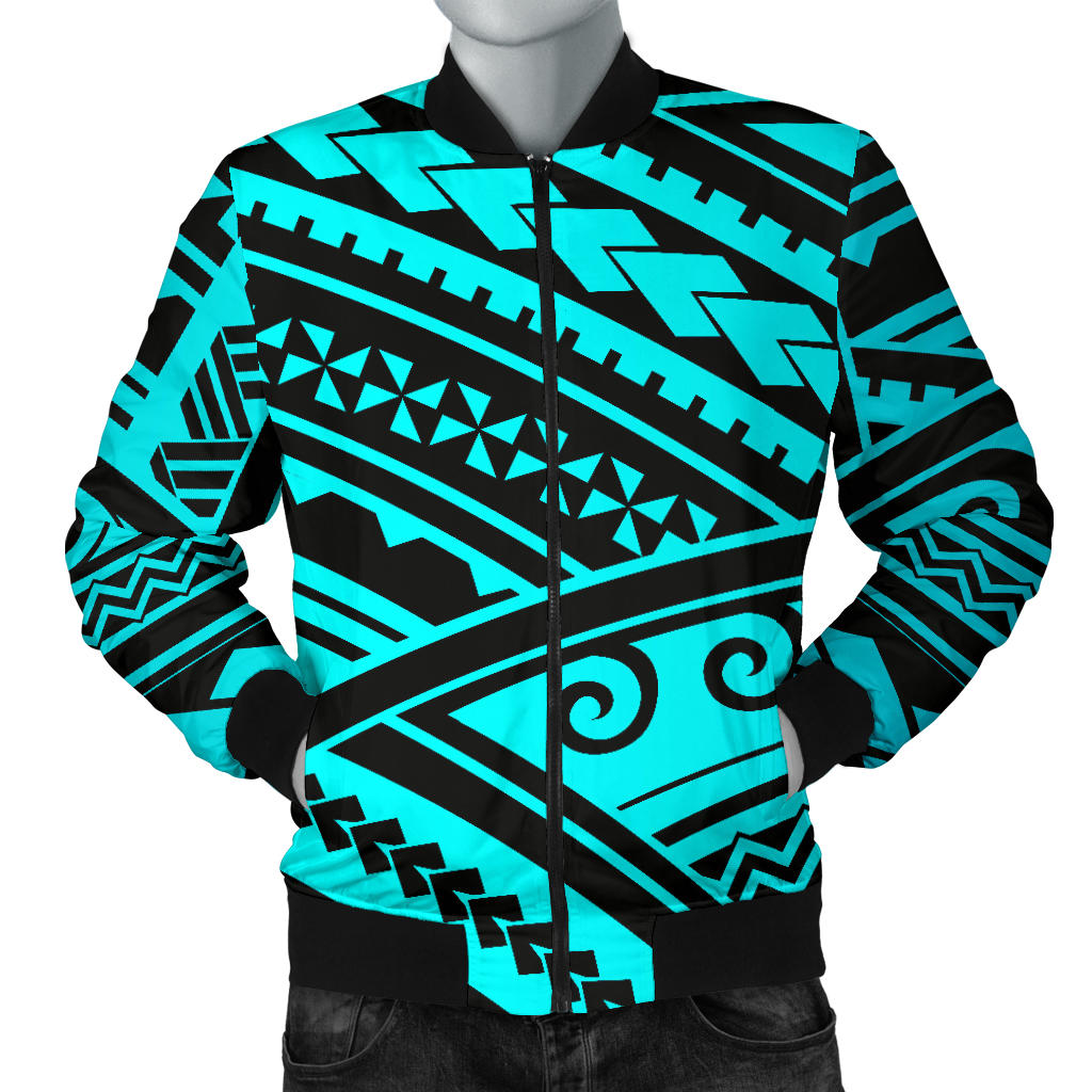 Polynesian Tribal Men Bomber Jacket