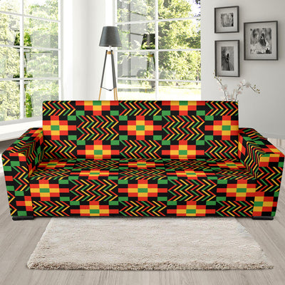 Kente Pattern Print Design 01 Sofa Slipcover