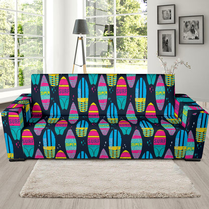 Surfboard Colorful Print Design LKS302 Sofa Slipcover