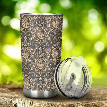 Damask Elegant Luxury Print Pattern Tumbler