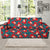 Chimpanzee Pattern Print Design 04 Sofa Slipcover