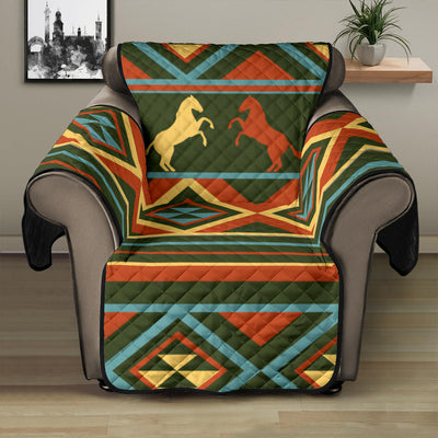 Horse Western Pattern Recliner Cover Protector