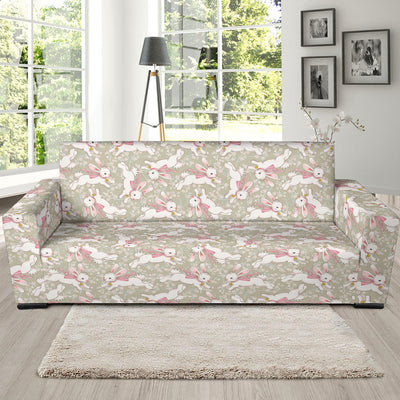 Bunny Pattern Print Design 06 Sofa Slipcover