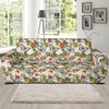 Butterfly Flower Pattern Print Design 06 Sofa Slipcover