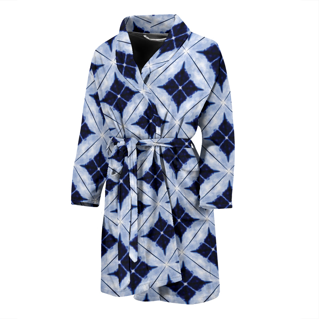 Tie Dye Print Design LKS308 Men Bathrobe