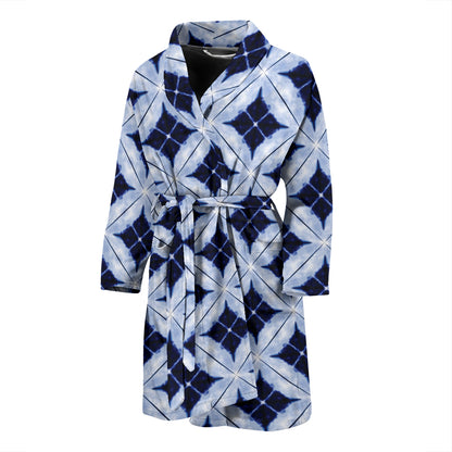 Tie Dye Print Design LKS308 Men Bathrobe