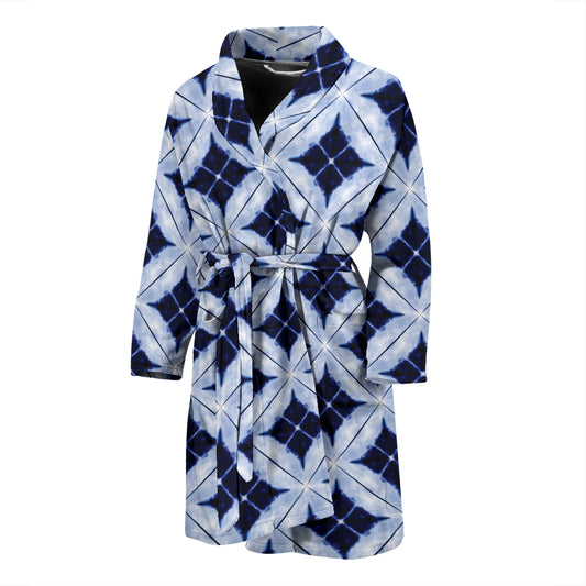 Tie Dye Print Design LKS308 Men Bathrobe
