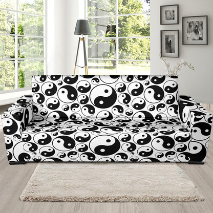 Yin Yang Print Design LKS302 Sofa Slipcover