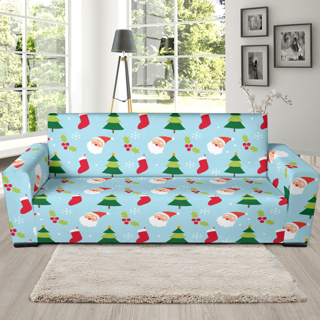 Santa Themed Print Design LKS301 Sofa Slipcover