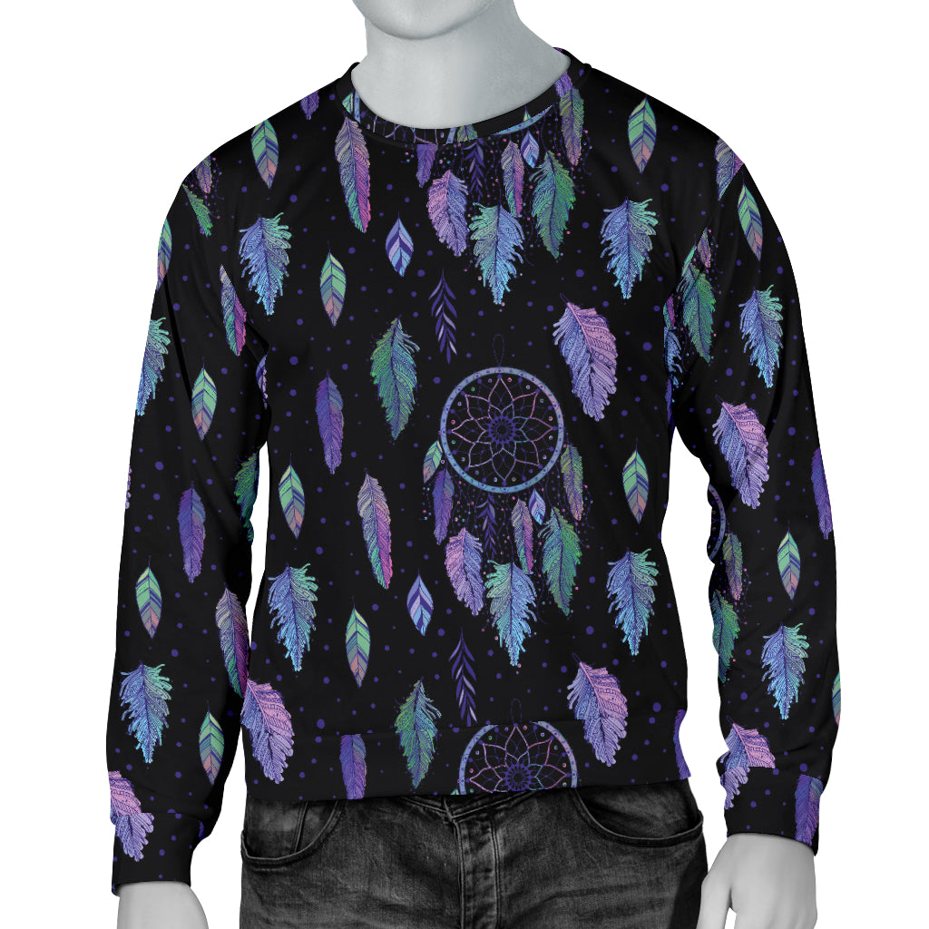 Dream Catcher Tribal Design Men Long Sleeve Sweatshirt