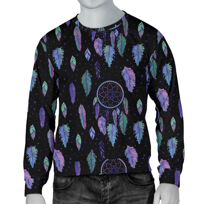 Dream Catcher Tribal Design Men Long Sleeve Sweatshirt