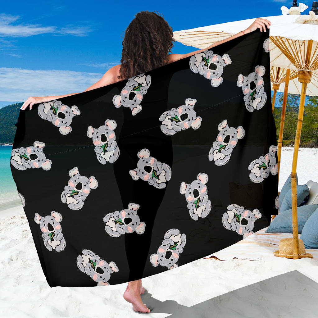 Koala Pattern Print Design 05 Sarong Pareo Wrap