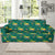 Camping Camper Pattern Print Design 06 Sofa Slipcover