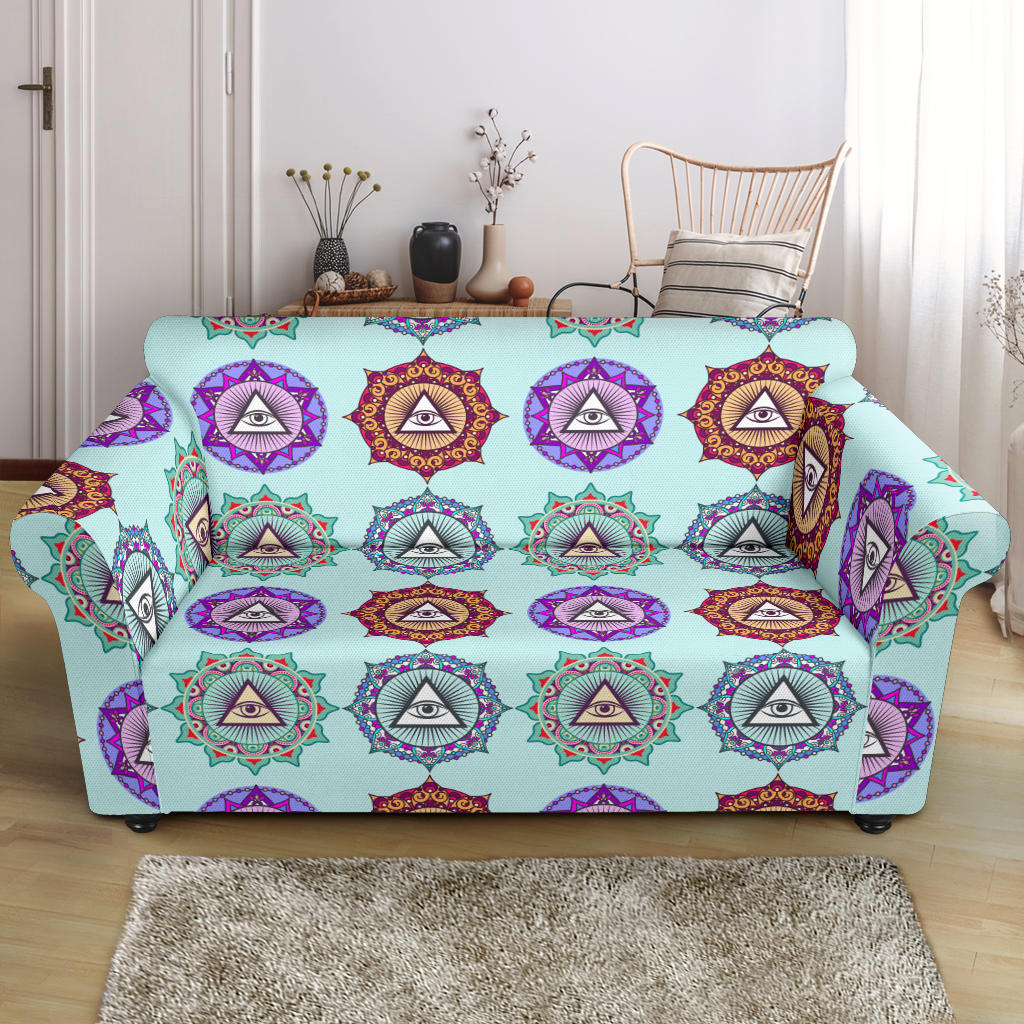 Third Eye Print Design LKS302 Loveseat Couch Slipcover