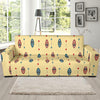 Kayak Pattern Print Design 02 Sofa Slipcover