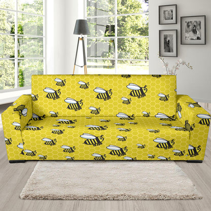 Bee Cute Print Design LKS308 Sofa Slipcover