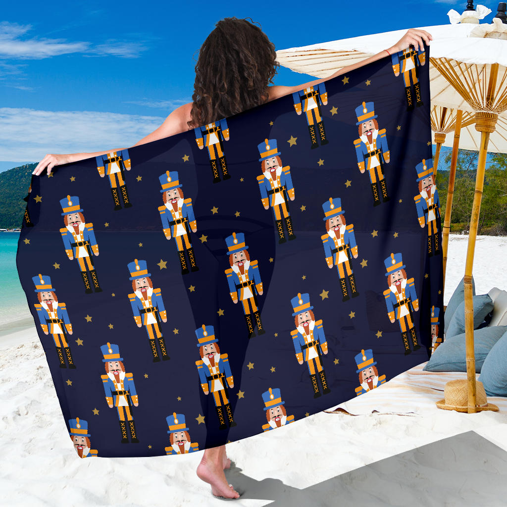 Nutcracker Pattern Print Design A04 Sarong Pareo Wrap