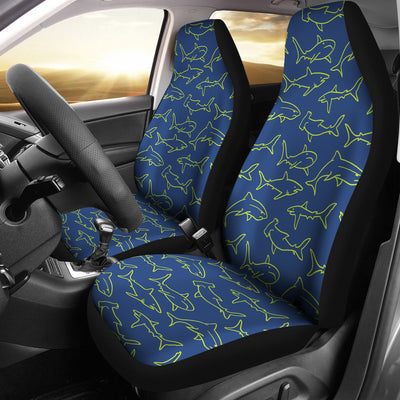 Shark Print Design LKS301 Car Seat Covers