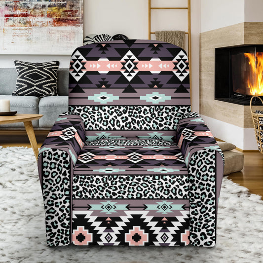 Safari Pattern Print Design LKS302 Recliner Slipcover with Pocket