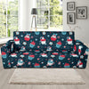 Cupcake Pattern Print Design 03 Sofa Slipcover