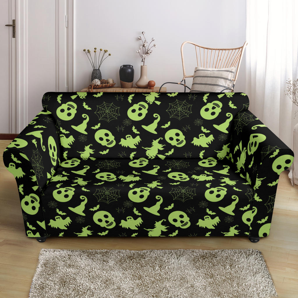 Witch Halloween Print Design LKS306 Loveseat Couch Slipcover