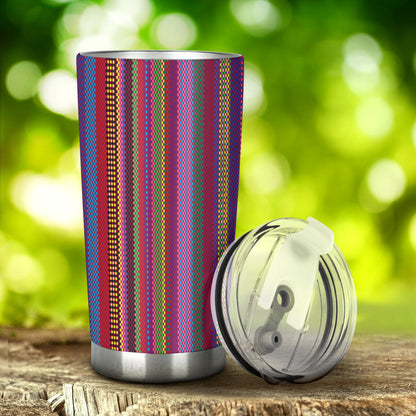 Serape Stripe Print Tumbler