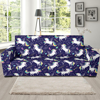 Unicorn Print Design LKS305 Sofa Slipcover