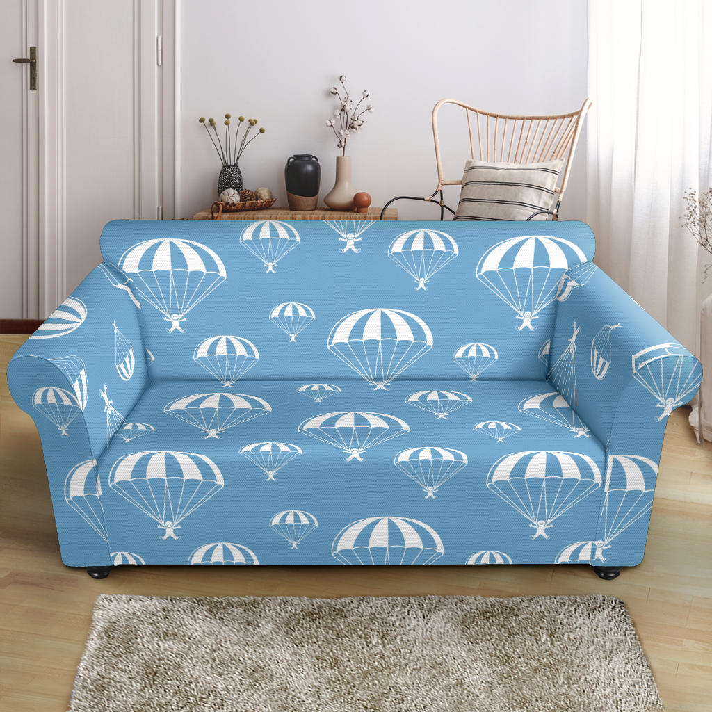 Skydiver Print Design LKS305 Loveseat Couch Slipcover