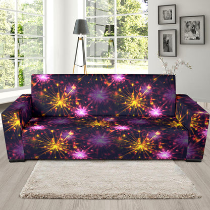 Firework Print Design LKS303 Sofa Slipcover