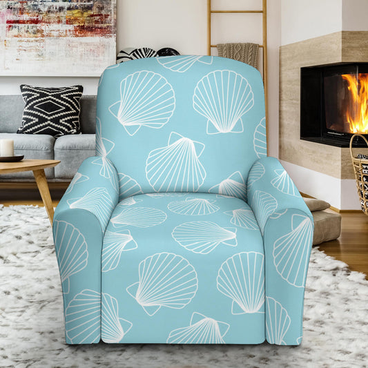 Seashell Print Design LKS3010 Single Sofa Slipcover