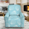 Seashell Print Design LKS3010 Recliner Slipcover