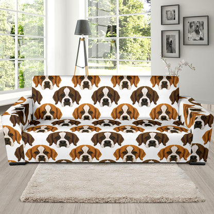 St Bernards Print Design LKS301 Sofa Slipcover