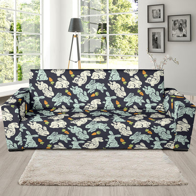 Bunny Pattern Print Design 04 Sofa Slipcover