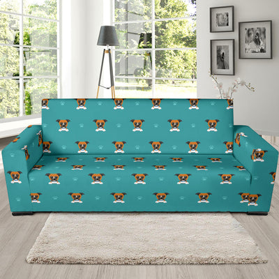 Boxers Pattern Print Design 03 Sofa Slipcover