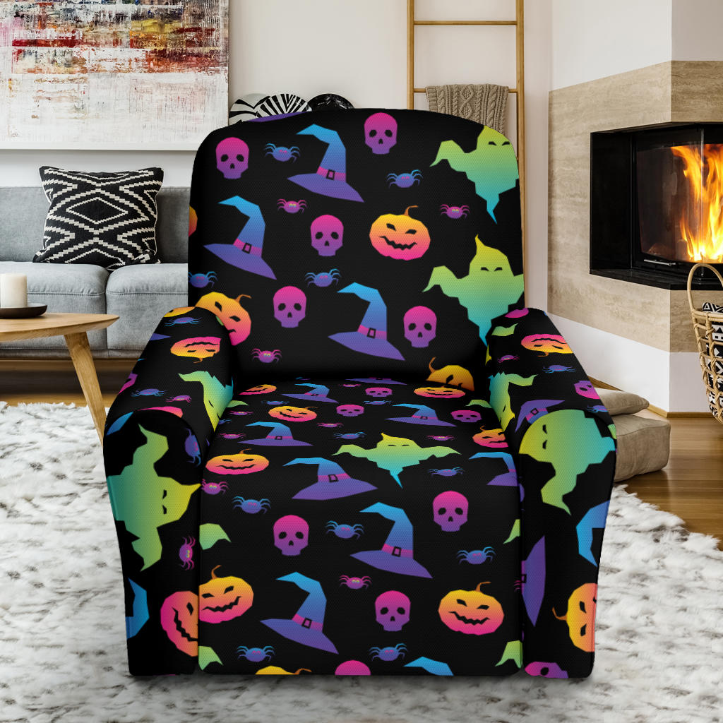 Halloween Print Design LKS404 Recliner Slipcover with Pocket