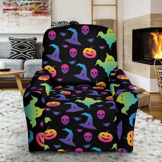 Halloween Print Design LKS404 Recliner Slipcover with Pocket