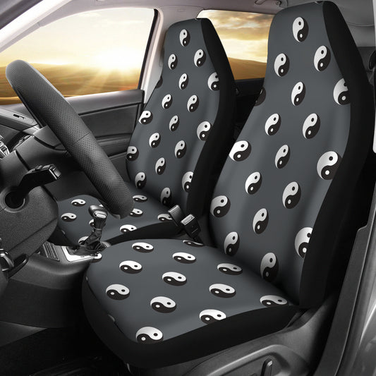 Yin Yang Print Design LKS303 Car Seat Covers