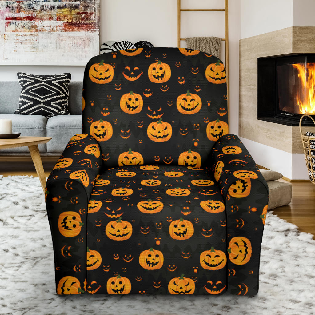 Halloween Print Design LKS401 Recliner Slipcover with Pocket