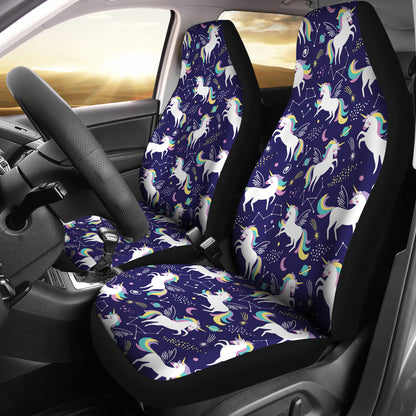 Unicorn Print Design LKS305 Car Seat Covers