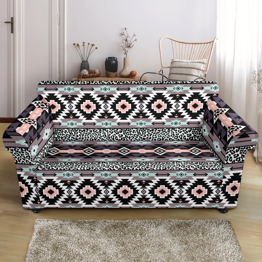 Safari Pattern Print Design LKS302 Loveseat Couch Slipcover
