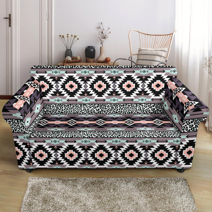 Safari Pattern Print Design LKS302 Loveseat Couch Slipcover